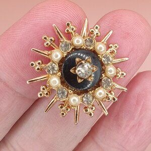 Emmons Crown Jewel Starburst Brooch